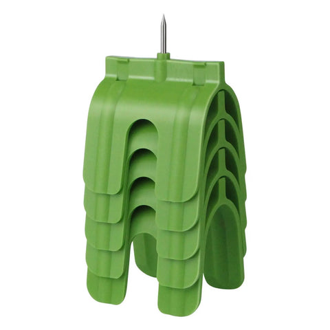 Must Have Electrical Box Positioning Tool Set Features Five Heavy Duty Metal Frames And Laser Markers For Perfect Plasterboard Installations With Zero Guesswork On Renovation Projects Today - green plastic positioning tool with a sharp tip.