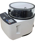Compact 110V Lab Planetary Ball Mill Grinder With LED Lamp And Safety Cover For Lab And Industrial Use, side angle view