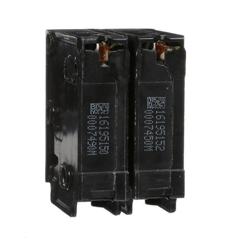 70 Amp Double Pole Type QP Circuit Breaker For 240V Systems With 10,000 AIC, Insta-Wire Ready, side view