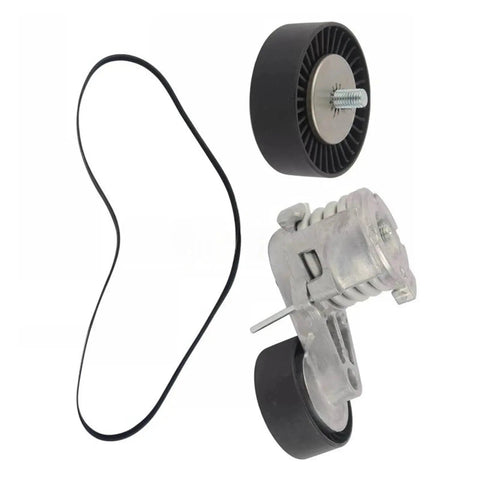 High Performance Drive Belt Pulley Tensioner Kit For BMW E82 E90 E91 E60 2006-2013 Fits Vibration Damping Crankshaft Repair with belt