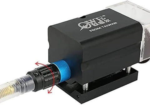 Heavy Duty Pneumatic Nick Grinder Portable Groove Grinding Machine showing air intake connector with hose attachment.