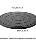 Bulletproof 16 Inch Heavy Duty Rotating Swivel Stand With 360 Degree Smooth Spin Lazy Susan Base Steel Ball Bearings tough ABS build