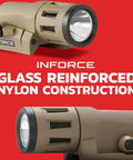 400 Lumen Gen 2 Weapon Light With White Light And IR Flat Dark Earth Finish Built From Nylon For Tough Durability