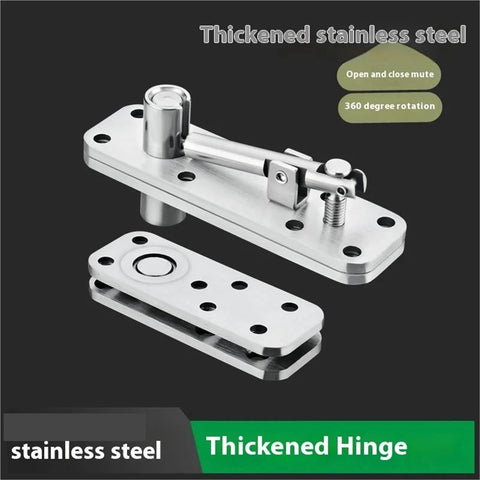 Beefy Heavy Duty Hidden Door Hinge Set For Wood Doors With 360 Degree Rotation Concealed Hardware Black Finish for renovations