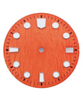 Orange Luminous 28.5mm Watch Dial For NH34 NH35 Movement Fits 3 Oclock 3.8 Oclock And 4.2 Oclock Positions Roman Numeral Style
