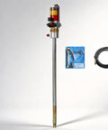 Beefed Up Heavy Duty Pneumatic Grease Gun Dispenser with 5m hose for auto repair and industrial lubrication.