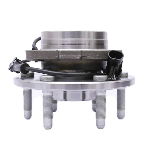 Front view of Front Wheel Bearing Hub Assembly Set Of 2 For 4WD Chevy Silverado 1500 Tahoe Suburban Express 1500