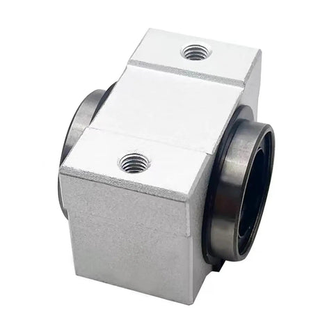 Badass Four Piece Linear Ball Bearing Pillow Block Kit For Smooth DIY Motion Systems Featuring SC Shaft Sizes Including 8 Mm 10 Mm 12 Mm And 20 Mm Units For Ultimate Rig Build Grind And Precision Cnc Operations, aluminum pillow block bearing