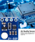 GY-SGP30 Air Quality Sensor Module on microchip with I2C interface, IoT and smart home eCO2 detector, multi-gas sensor visible