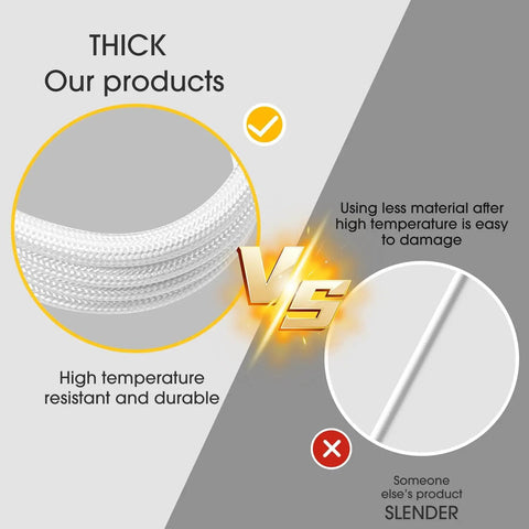 Comparison of thick, durable white coils vs thin coils for 10 Piece Magnetic Induction Coil Kit With Eight Fixed Diameter Coils And Two DIY Coils For Bolt Removal Tough As Nails Durable Long Lasting Flexible Coils For Magnetic Induction Heaters White Finish
