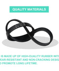 Washer Drive Belt Replacement For Top Load Washers That Keeps Your Drum Spinning Smoothly Fits GTW490 Series Models GTW490ACJ3WS GTW490ACJ3WW GTW490ACJ4WS GTW490ACJ4WW GTW490ACJ5WS Includes PS11736832 AP6024314 4455970 black rubber belt