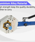 Heavy Duty Hydraulic AC Crimping Tool Kit For Car AC Hoses With Seven Die Sets, lightweight aluminum pump and easy grip handle