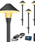 Lit 200LM Smart Outdoor Pathway Lights With 12V Low Voltage And App Control, Warm White And RGB Color, Alexa Compatible