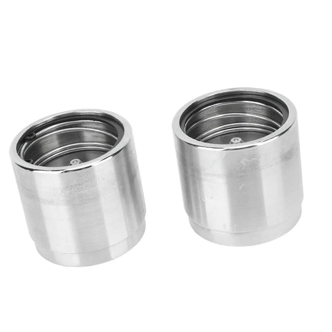 2 Pack Trailer Wheel Bearing Protectors With Dust Covers Stainless Steel Universal Bearing Caps Fit 1.98 Inch Hub Diameter