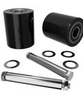 Load Wheel Kit For Central Hydraulic Manual Pallet Jack Model 39939 Beefed Up Ultra Poly 70D Load Wheel Assemblies With Bearings And Axles