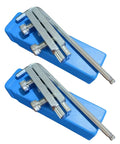 Top Notch Broken Pipe Extractor Tool For Rusted Fasteners, Damaged Screw Remover And Stripped Bolt Kit Perfect For Faucet Fixing And Water Pipe Thread Repair Hand Tool Set Super Easy Out Solution For Pros, alloy steel, blue