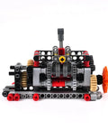 Front view of Dope High Tech Manual Gearbox Building Kit with 4 5 and 6 speed options, featuring gears and axles in plastic model.