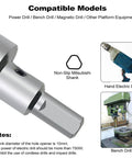 Pro Grade Carbide Tipped Hole Saw Set For Metalworking, 16 To 53mm Drill Bits With Wrench compatibility with drills