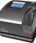 No Sweat Dual Action Time Clock And Document Stamp With Smart Led Windows For Efficient Shift Tracking and Crisp Date Stamps, showing LED display and dual windows.