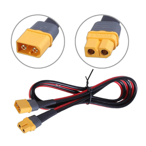 Top Shelf Heavy Duty Male To Female Extension Cord Pure Copper Core Delivers Rock Solid Contacts For Rc Rigs And Battery Packs At 12Awg 16 Feet Long cable connectors with pure copper terminals.