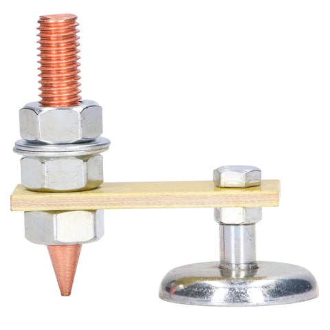 Heavy Duty Magnetic Ground Clamp For Welders That Grips Tight To Any Metal Surface, Super Easy Setup, Adjustable Jaw Design Keeps Your Workpiece Locked Down Securely So You Can Focus On Your Welding Job Without Worrying About Slipping Or Losing.