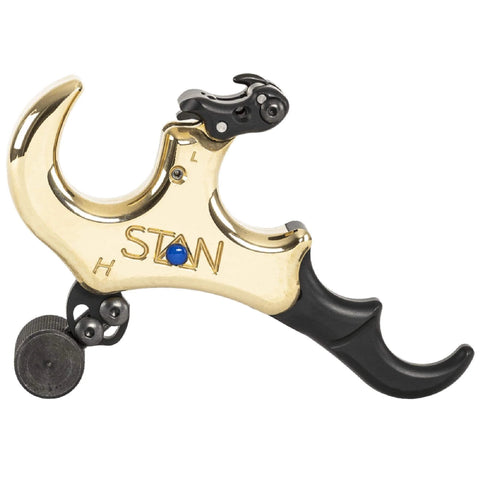 Hinge Archery Release With Micro Adjustable Draw Control And Click Options And Modular Fit For 3 Or 4 Fingers On OnneX Universal Handle