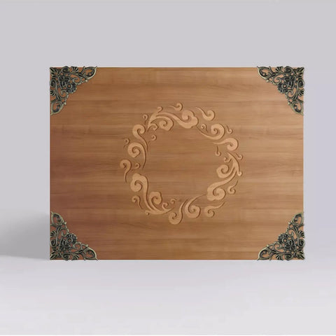 Rock Solid Antique Bronze Corner Protectors With 20 Pack Decorative Metal Edge Guards For Books Photo Frames Wooden Crates Straight Up Vintage Charm Real Deal Scratch Shield on wooden board.