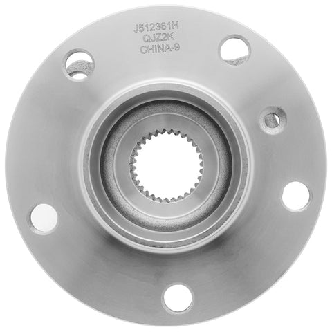 Front view of Premium Heavy-Duty Rear Wheel Hub Bearing Assembly Fits BMW X5 2007-2018 Non M Models And BMW X6 2015-2019 SDrive35i XDrive35i XDrive50i With OEM Replacement Cross Reference Timken BM500024 SKF BR930751