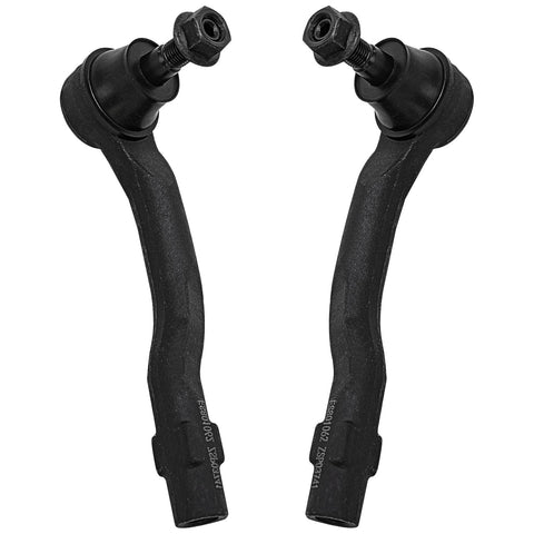 All In One Front End Replacement Kit For 2014 2018 Mazda 3 Sport Featuring Front Wheel Bearings Hubs Tie Rods Lower Ball Joints And Sway Bar End Links 10 Piece Set - close-up view of two tie rods