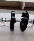 2 Pack Balance Bike Hub Axle Repair Kit With Sealed Bearing Nuts Caps 55mm Bracket Covers on solid shaft