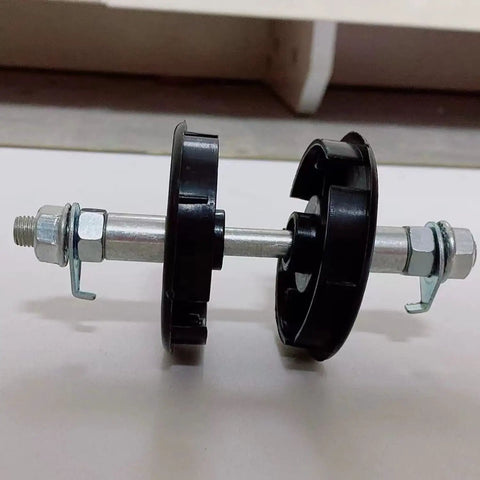 2 Pack Balance Bike Hub Axle Repair Kit With Sealed Bearing Nuts Caps 55mm Bracket Covers on solid shaft