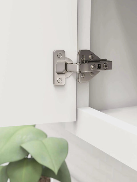 Premium Face Frame Cabinet Hinges With Soft Close For Kitchens And Baths One Half Inch Overlay Euro Concealed 105 Degree Opening