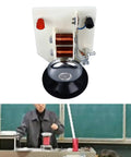 Top Shelf Electric Vertical Acoustics Demonstration Kit For Classroom Physics Labs And Science Teaching Aid showcasing electric bell with copper coils.