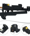 Angle Grinder Switch Replacement for GWS-20-180, 250V 12A Trigger Switch, plastic and metal construction, multiple views