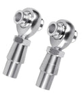 Two Piece Rock Solid Heim Joint Rod Ends Steering Kit Featuring Precision Angular Motion Quick Swap Gear For Hot Rod Mods And Smooth Rolling Machinery Linkage Upgrade Sets, heavy-duty stainless steel construction.