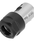Heavy Duty ER16 Collet Chuck Holder For Milling Spindle Motor Shaft 8mm, black and silver, side view