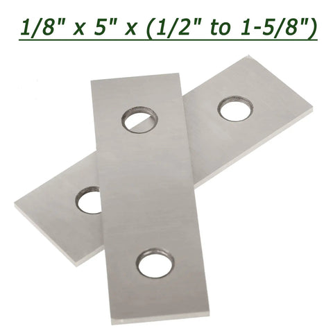 10 Pair 1/8 X 5 Machinist Parallel Block Tool Set For Precision Milling Pro Grade Ultra Accurate To 0.0002 In Parallelism 1/2 To 1-5/8 Inch Range Alloy Steel 40Cr Matched Parallel Bars