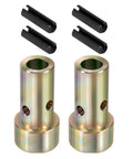 Category I Quick Hitch Bushing Set For 3 Point Tractors With Zinc Plated Roll Pins Complete Kit Includes 4 Bushings And 8 Hardened Pins