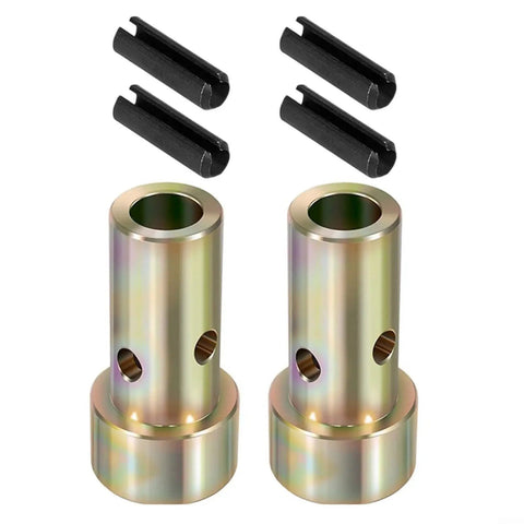 Category I Quick Hitch Bushing Set For 3 Point Tractors With Zinc Plated Roll Pins Complete Kit Includes 4 Bushings And 8 Hardened Pins