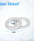 Size detail of 20 Piece Transmission Fluid Drain Plug Crush Washer Gasket Set For Honda Accord Civic CR V Ridgeline Odyssey Pilot