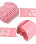 Pink Waterproof Mailing Bags 17x30cm 100 Pack Thickened Self Sealing Mailers For Small Packages Sturdy Parcel Packaging