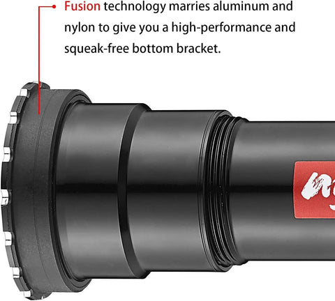 Threaded Press Fit Bottom Bracket For BB86 BB92 Frames To 24mm Cranks For MTB And Road Bikes Ride Ready Ninja BB Compatible