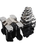 Invisible Door Hinge For Hidden Folding Doors And Wooden Doors 180 Degree Cross Mount Flat Dark Low Profile Concealed Hinge Hardware