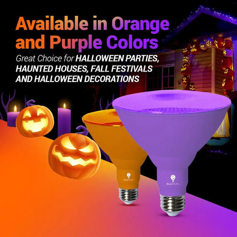 Straight Fire Purple Led Par38 Flood Bulbs 2 Pack 18 Watt Takes Down 120 Watt Dimmable E26 Base Party Decor Halloween Porch Setup That Goes Hard On Lighting With Total Vibe Control
