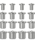 Pro Grade Heavy Duty Dowel Center Pin Set Steel Woodworking Markers For Spot On Drill Alignment In Cabinets And Closets DIY Projects
