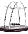 Pendulum Ball Desk Decor Set That Demonstrates Newton's Laws With Swinging Balls - Dope Balance Toy For Home And Office