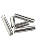 Assorted 304 Stainless Steel Slotted Spring Pins Multipack, Cylindrical Dowel Roll Pins M1.5 To M12, 5 To 100 Mm Length