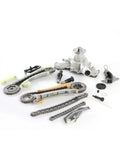 Premium Timing Chain Kit With Gears Plus Water Pump Replacement For 4.0L SOHC V6 Engines In Mazda And Mercury Cars Built Tough With Alloy To Last Miles Without Fail. alloy timing chain kit with water pump, gears, guides and tensioners for 4.0L V6 engine