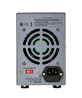 Bench Top Linear DC Power Supply 110V 220V Regulator With UTP3313TFLII And UTP3315TFLII Compatibility Workhorse Output And Precise Point Five Percent Voltage Control With 10mV Resolution For Stable Lab Testing rear view with AC selector and fan vent