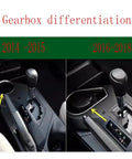 Slick Gear Shift Panel Cover For Toyota Rav4 2014-2018 Upgrade Inner Door Armrest Knob Bowl Strip Trim Kit To Shield Dash With Premium Finish, plastic, gear shift console